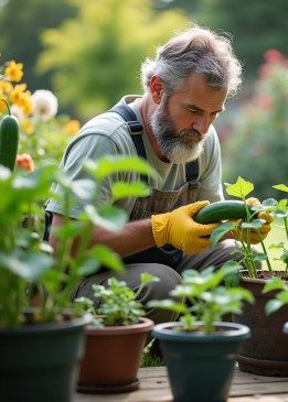 Gurken anbauen im Topf