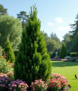 Thuja als Solitärpflanze