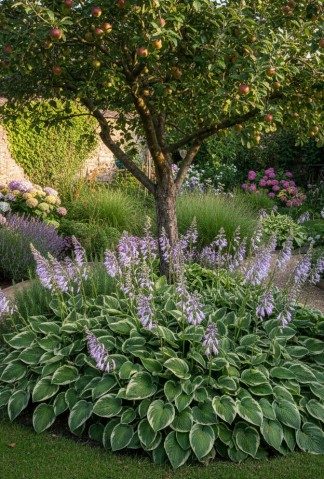 Funkien als Schattenpflanzen